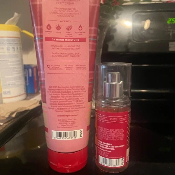 Bath and Body Works Champagne Honey and Apple set - Picture 2 of 5